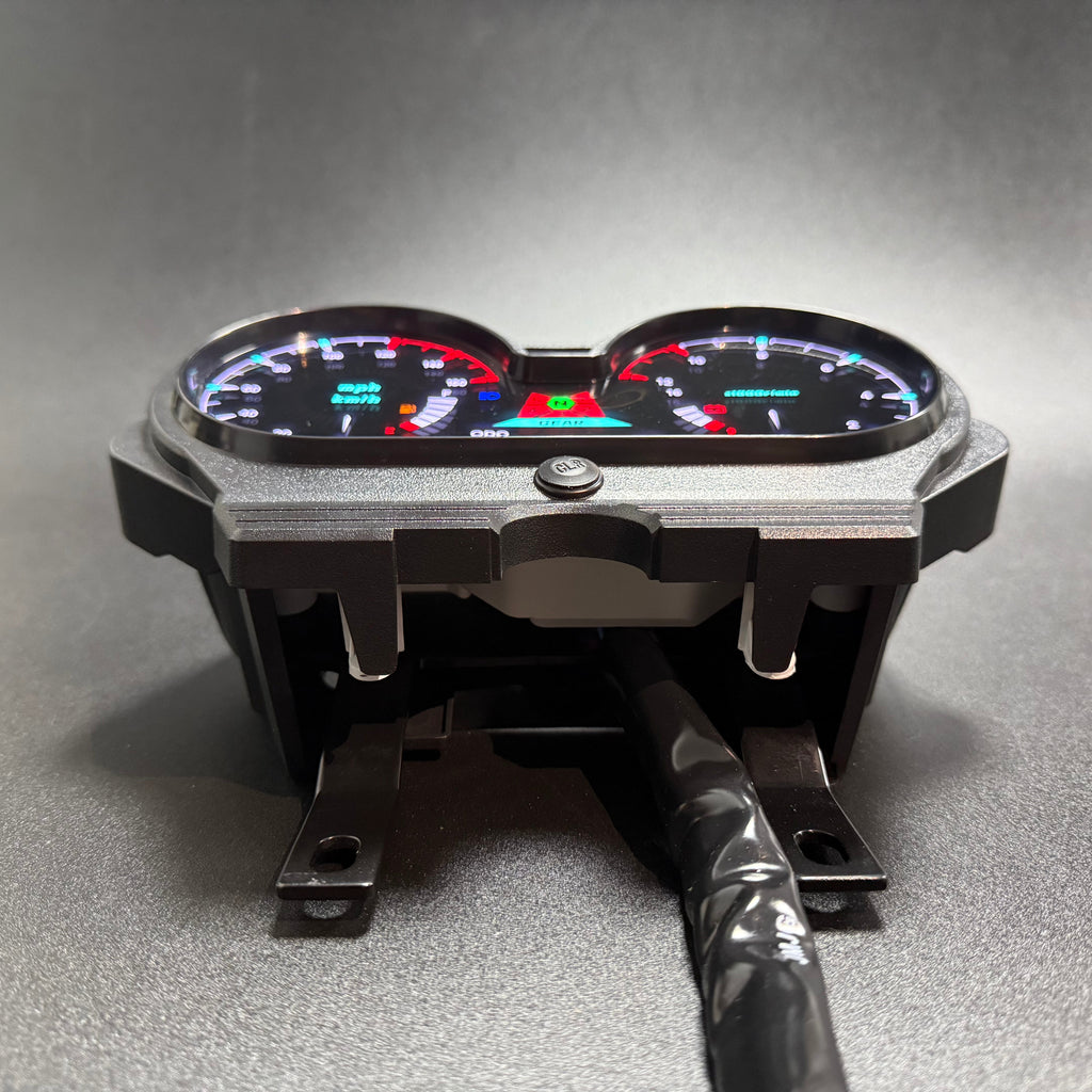 digital tablero para moto velocimetro tacometro for （Honda CG 125 deluxe、CG 125 DLX Italika Forza 150、FT150 Gts Mototaxi 150 Land Roys RICO LR 150-28 Zongshen zs-150、Chambera 150、RX150）