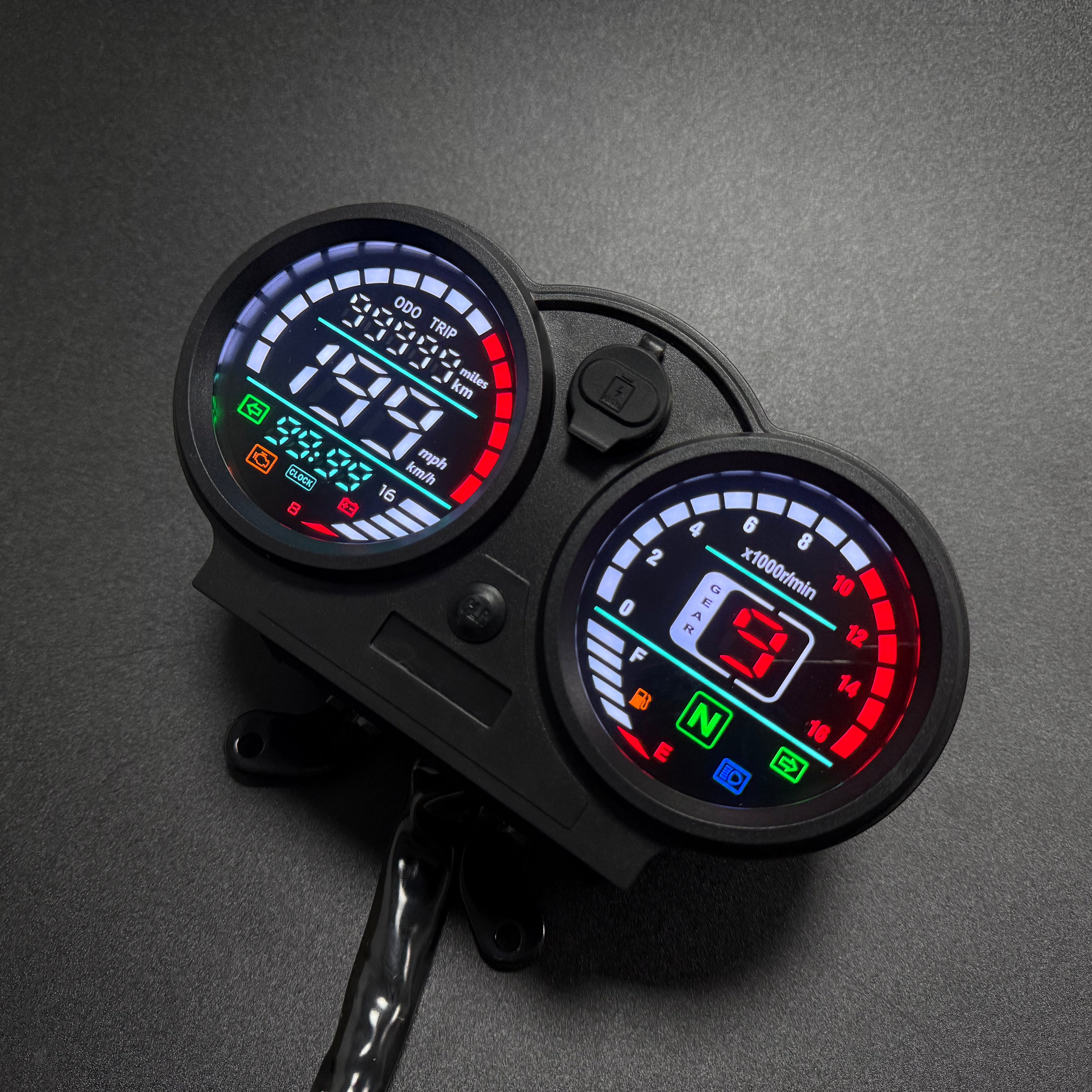 digital tablero para moto velocimetro tacometro for（Bera sbr150）