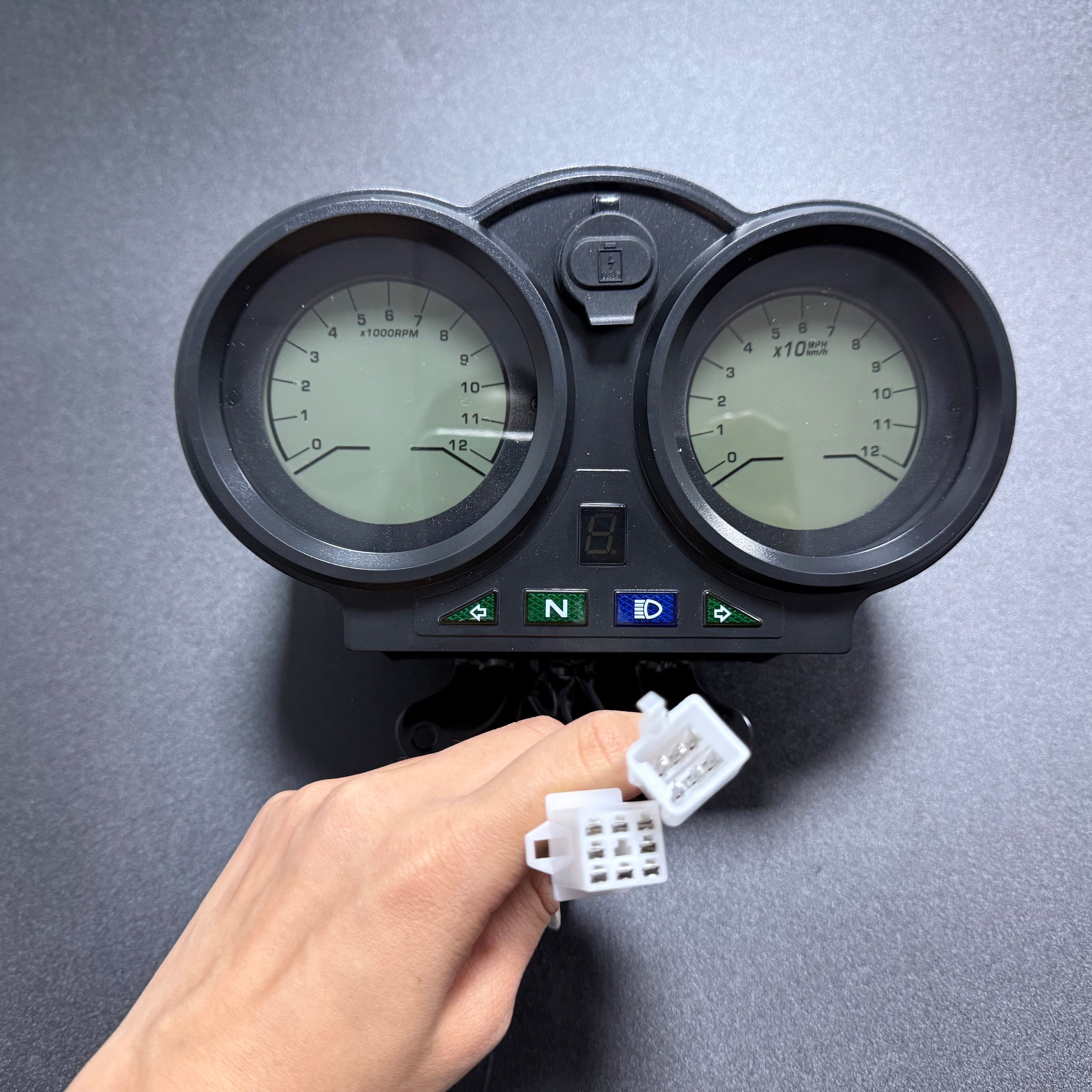 digital tablero para moto velocimetro tacometro for（Bera SBR150(Bera Moto 150cc CG)）