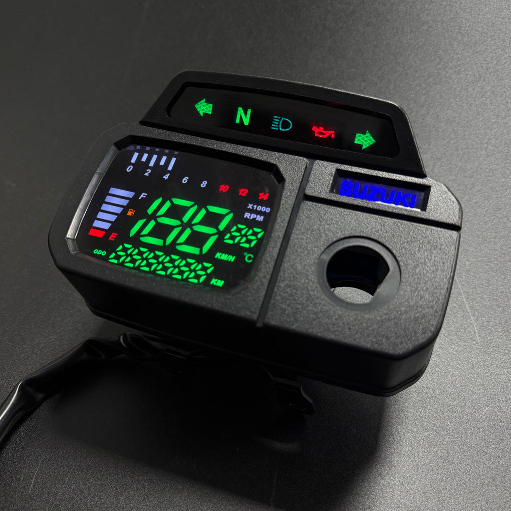 digital tablero para moto velocimetro tacometro for（jincheng ax100、 lifan ax100、suzuki ax100、TVS Max 100）