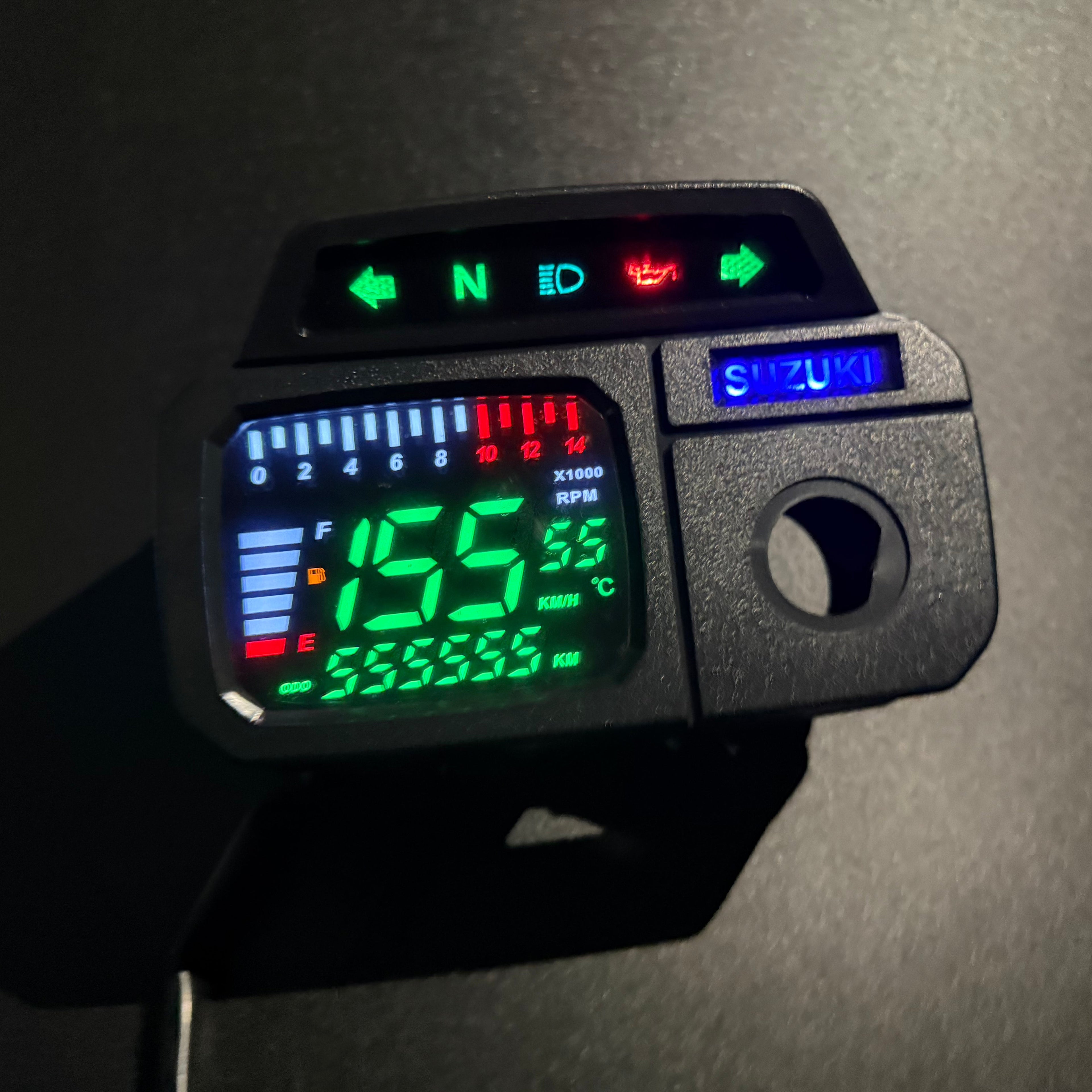 digital tablero para moto velocimetro tacometro for（jincheng ax100、 lifan ax100、suzuki ax100、TVS Max 100）