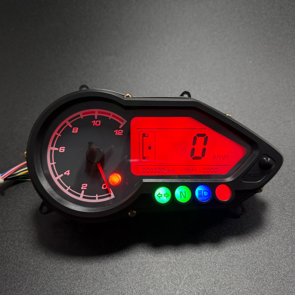digital tablero para moto velocimetro tacometro for（BAJAJ Pulsar  125 150 180 200 220NS）