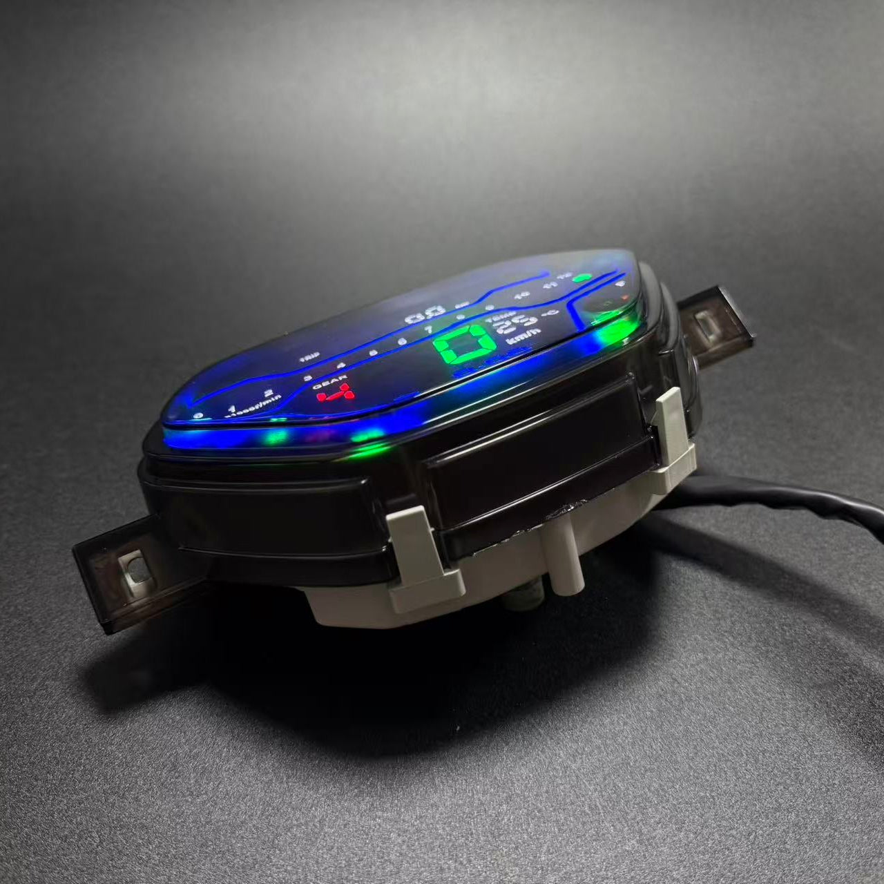 digital tablero para moto velocimetro tacometro for (Honda Wave Alpha 100、 Honda EX5 Class 1 / CX / DX 、Wave CX Alpha tahun、Wave110 DX、Italika At110、Shineray Phoenix 50、AKT 110)