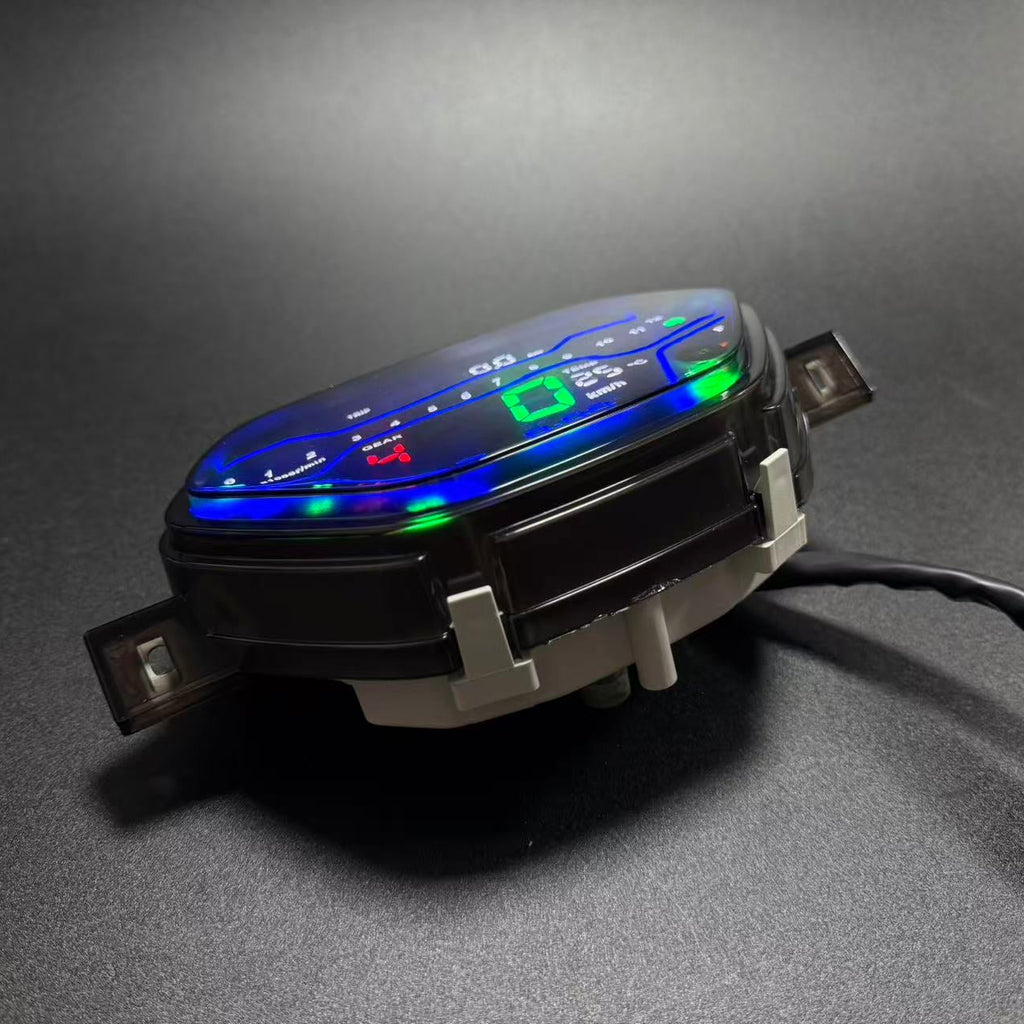 digital tablero para moto velocimetro tacometro for (Honda Wave Alpha 100、 Honda EX5 Class 1 / CX / DX 、Wave CX Alpha tahun、Wave110 DX、Italika At110、Shineray Phoenix 50、AKT 110)