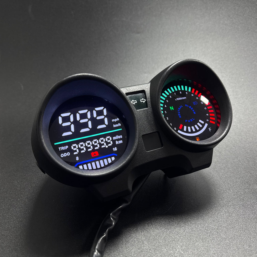 digital tablero para moto velocimetro tacometro for（Honda CG 150 Titan CG 150 Fan ESI）