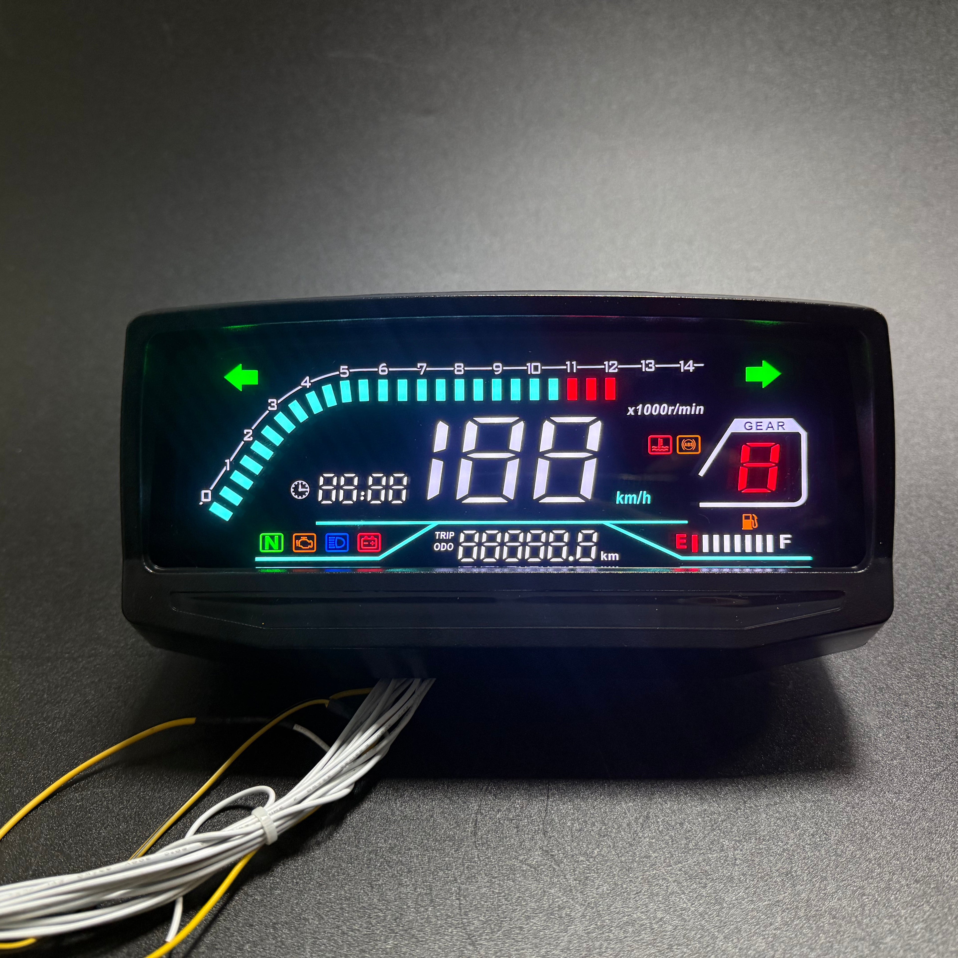 digital tablero para moto velocimetro tacometro for（Wuyang-Honda WY 125, GL PRO125, Keeway Horse 150 150cc、 Honda CGL 125、Wanxin WY 150、Honda GL PRO、Honda GL MAX、ZS150-6、Lifan LF150、HONDA NL125、Velorex VX 125S、WX150-A 150）
