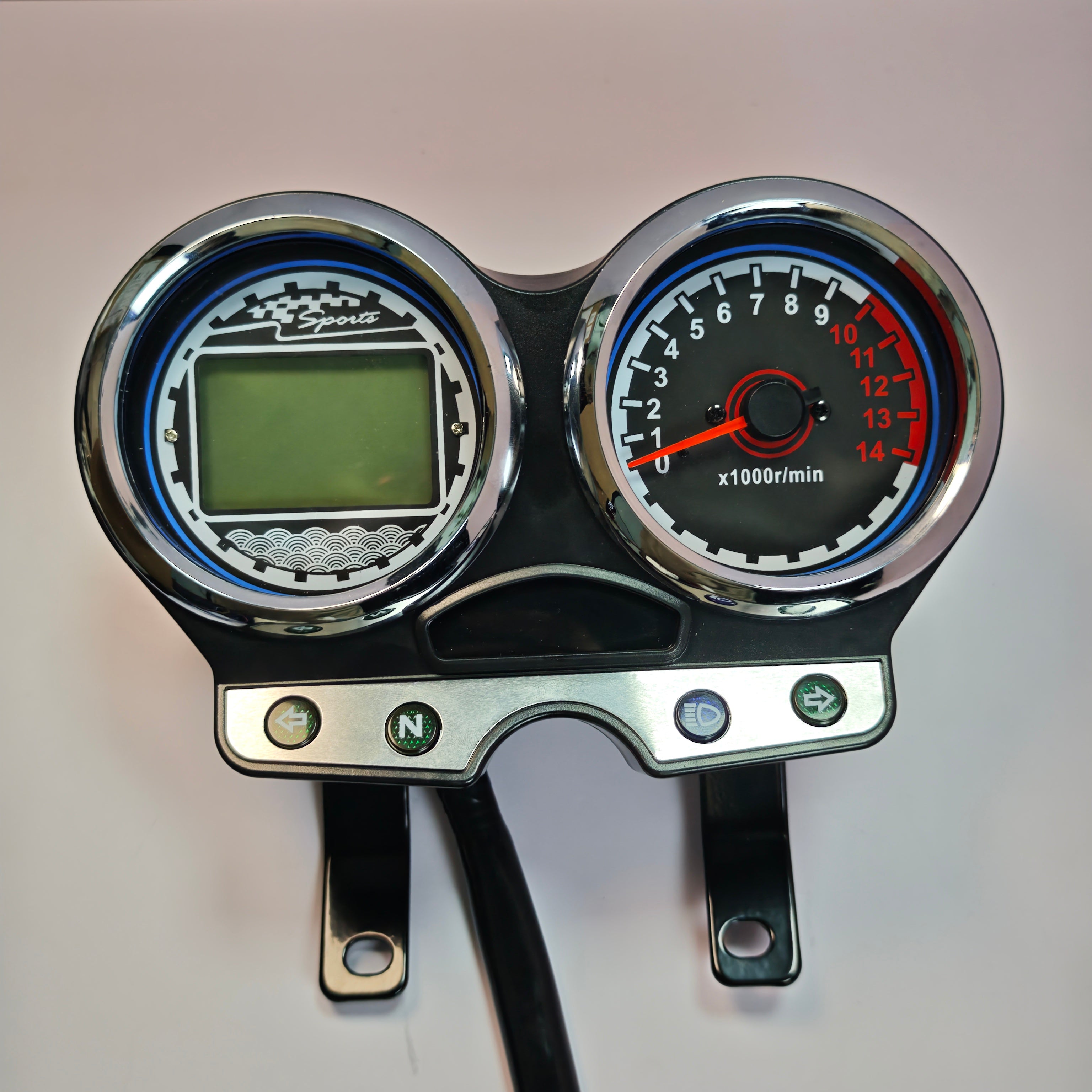 digital tablero para moto velocimetro tacometro for（Suzuki Yes 125、Suzuki En125 En150 Gs125、Suzuki Thunder 125、Suzuki Gsr 150i、suzuki en125-2a，Suzuki RGS 150i）