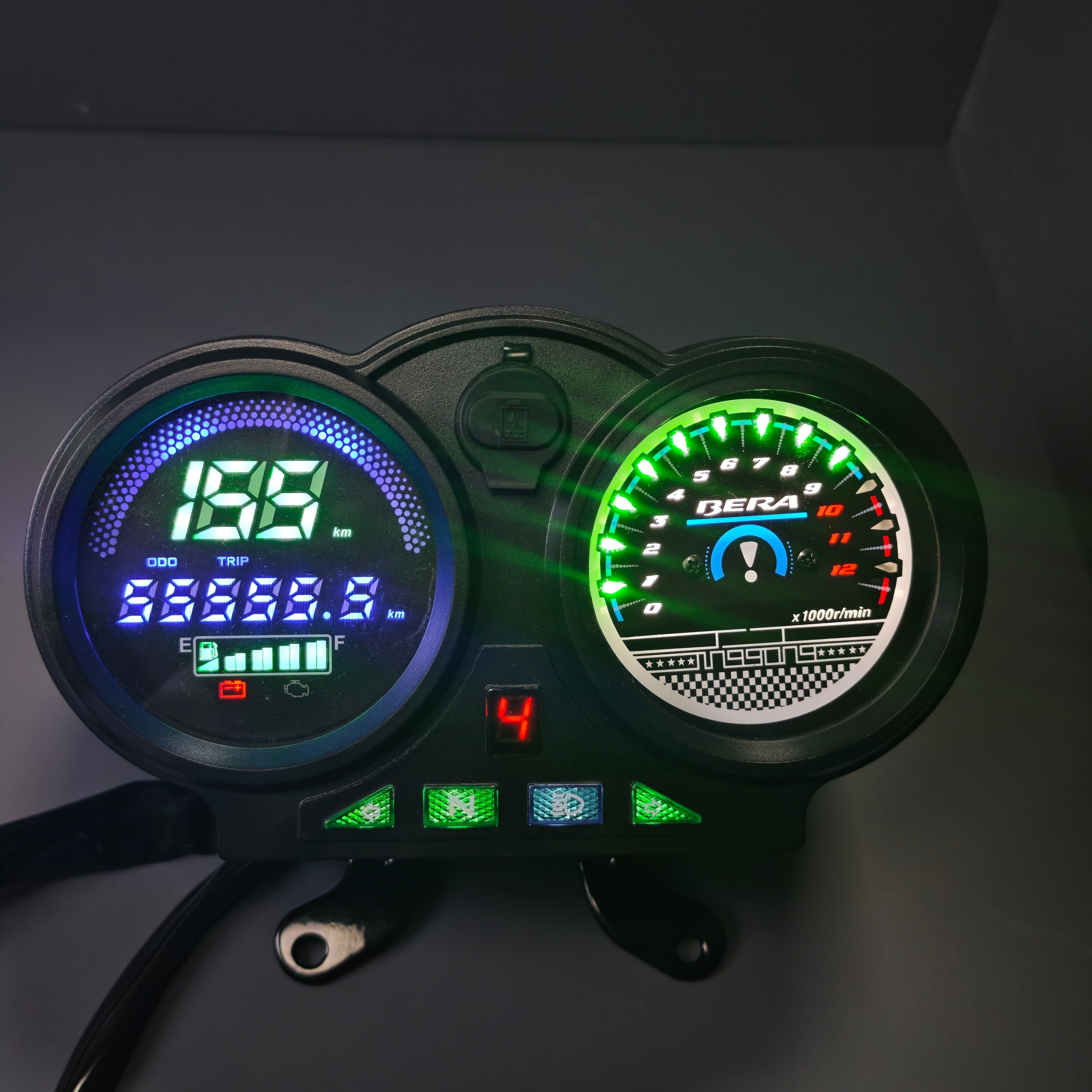 digital tablero para moto velocimetro tacometro for（Bera sbr150）