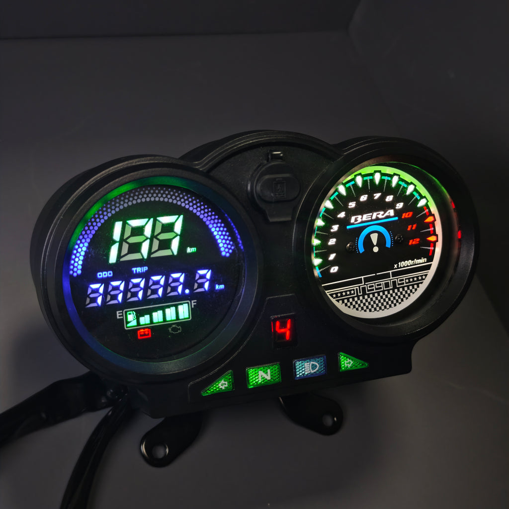 digital tablero para moto velocimetro tacometro for（Bera sbr150）