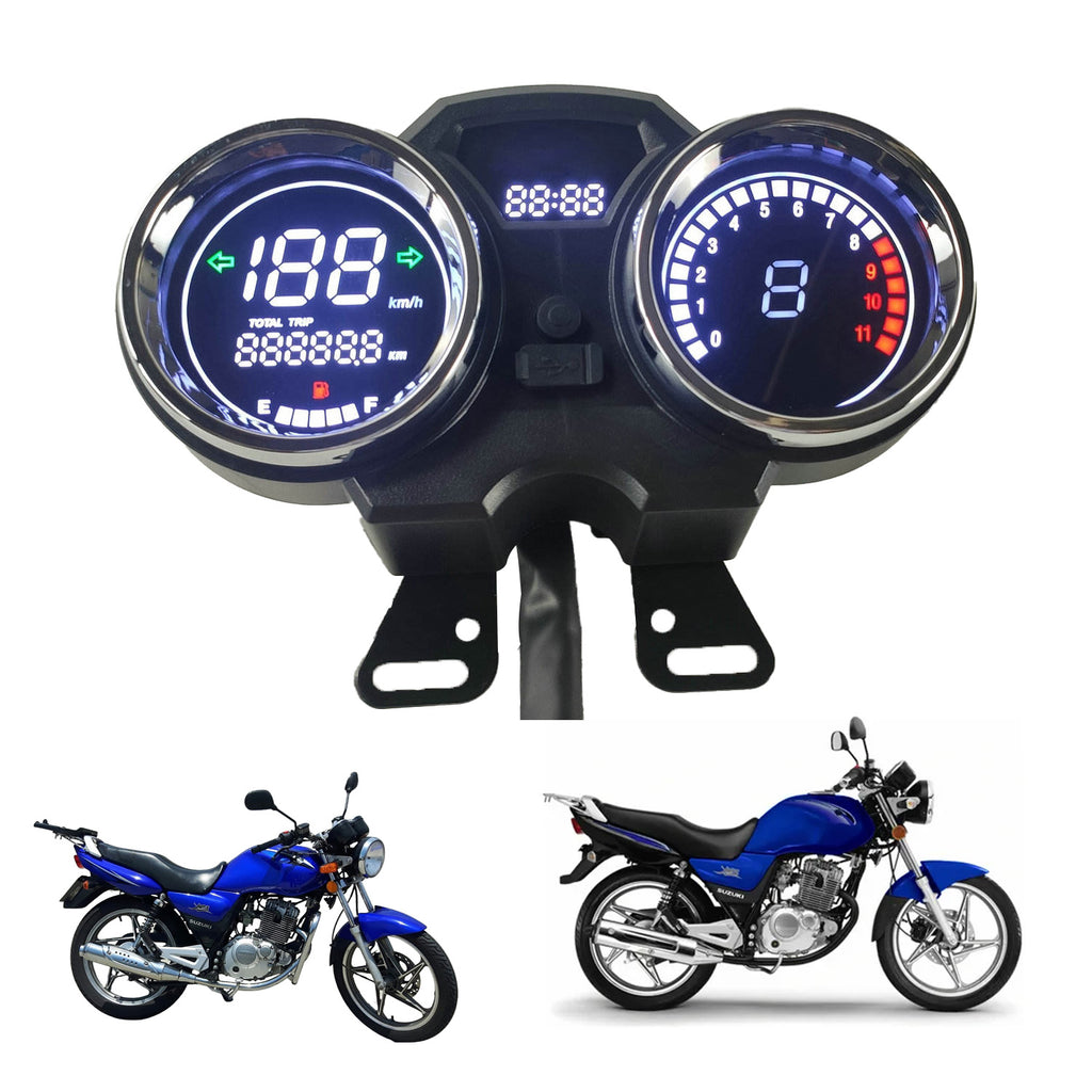 universal digital tablero para moto velocimetro tacometro for（ RC200 GN125F Suzuki GN125 GN150 GN 125 EN125 GSX125 QS125 Yes125）