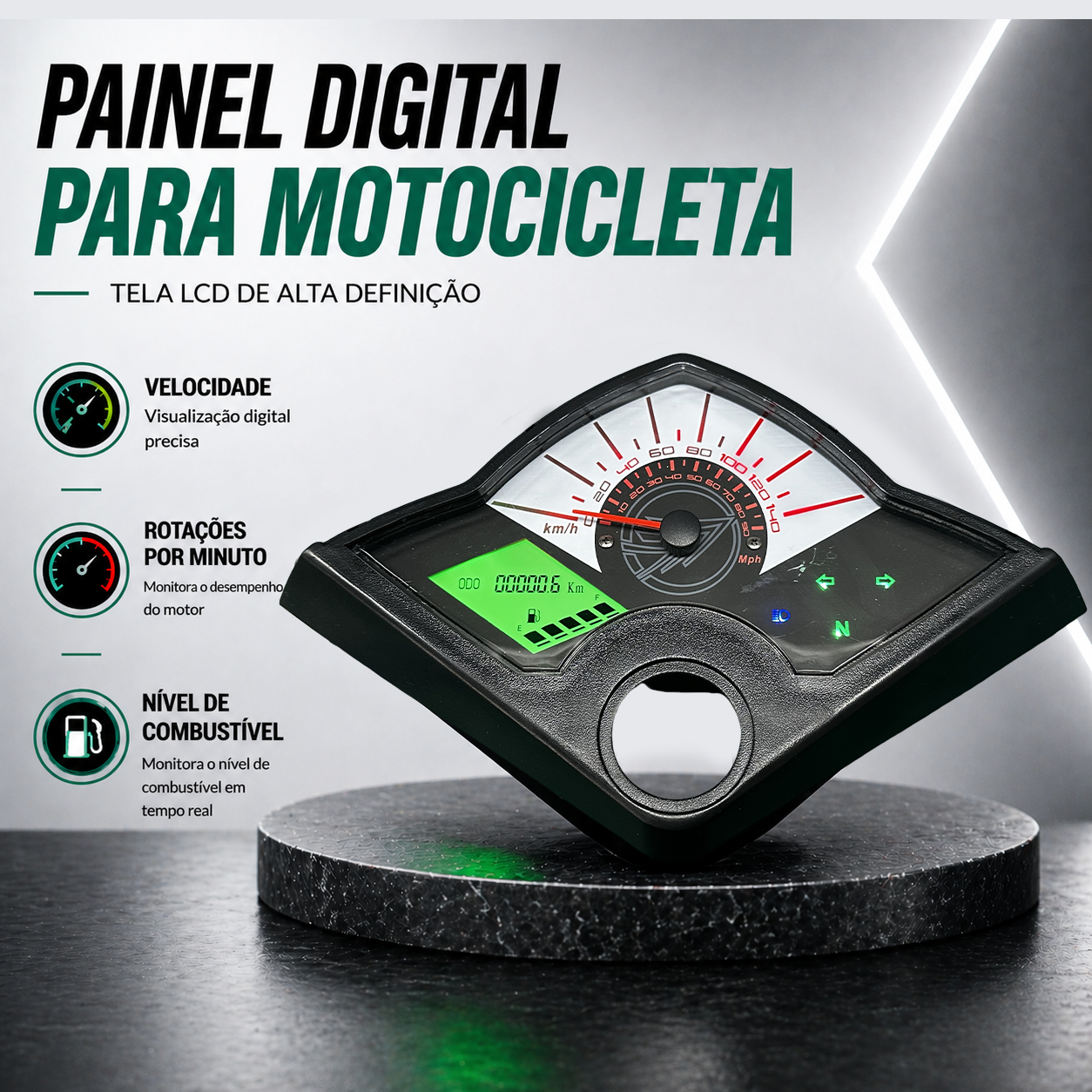digital tablero para moto velocimetro tacometro for（KEEWAY TX200、Keeway TXM 125 150 200、Keeway TX 125 200）