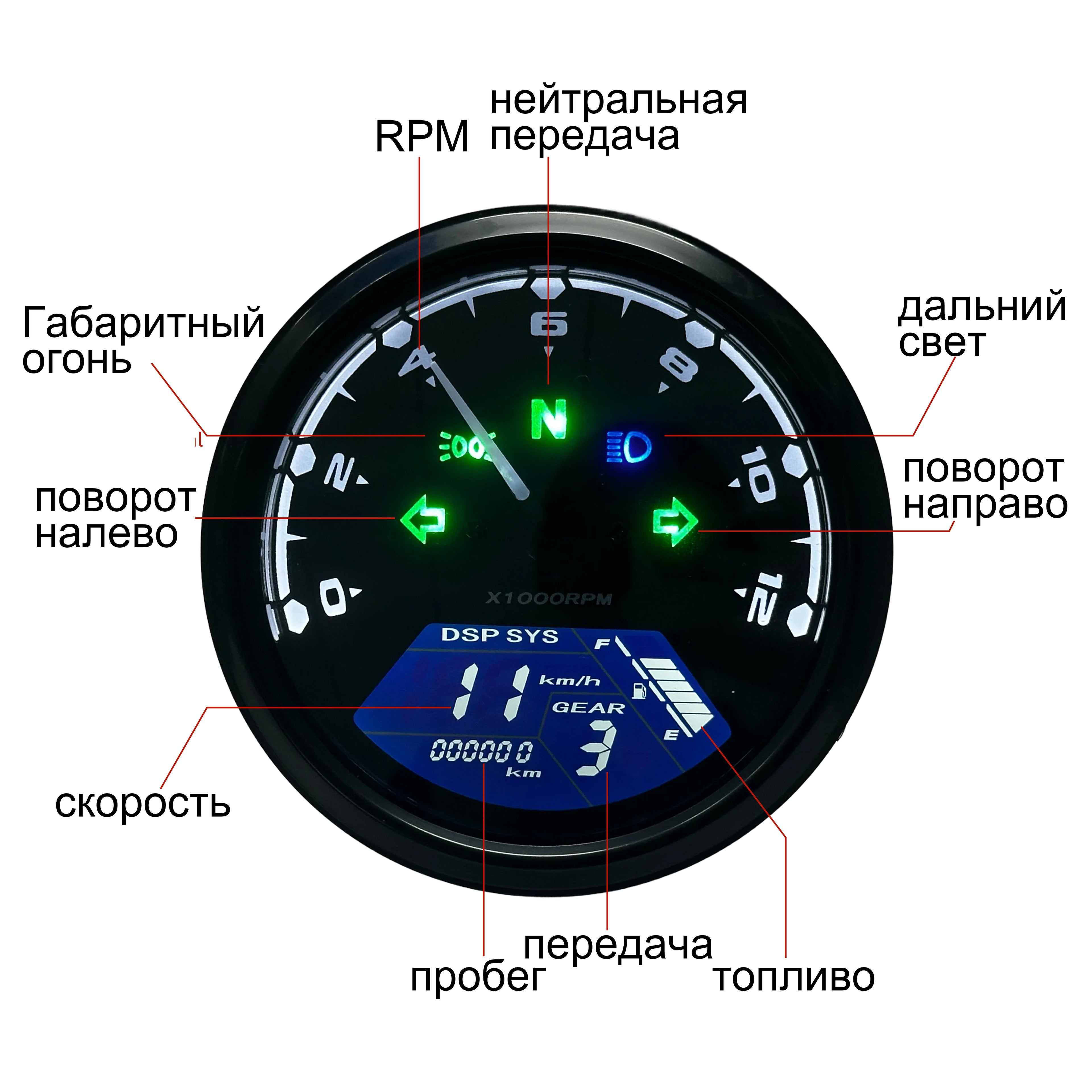 universal digital tablero para moto velocimetro tacometro for (baboon，newtek，bobber) cafe racercafe racer（BMW K100 Cafe Racer、keeway cafe racer 152、etc FZS600 Fazer Keeway Superlight 150 Negro Moto、chopper dinamo Yamaha FZ150i、Yamaha RS100、Honda CL500）