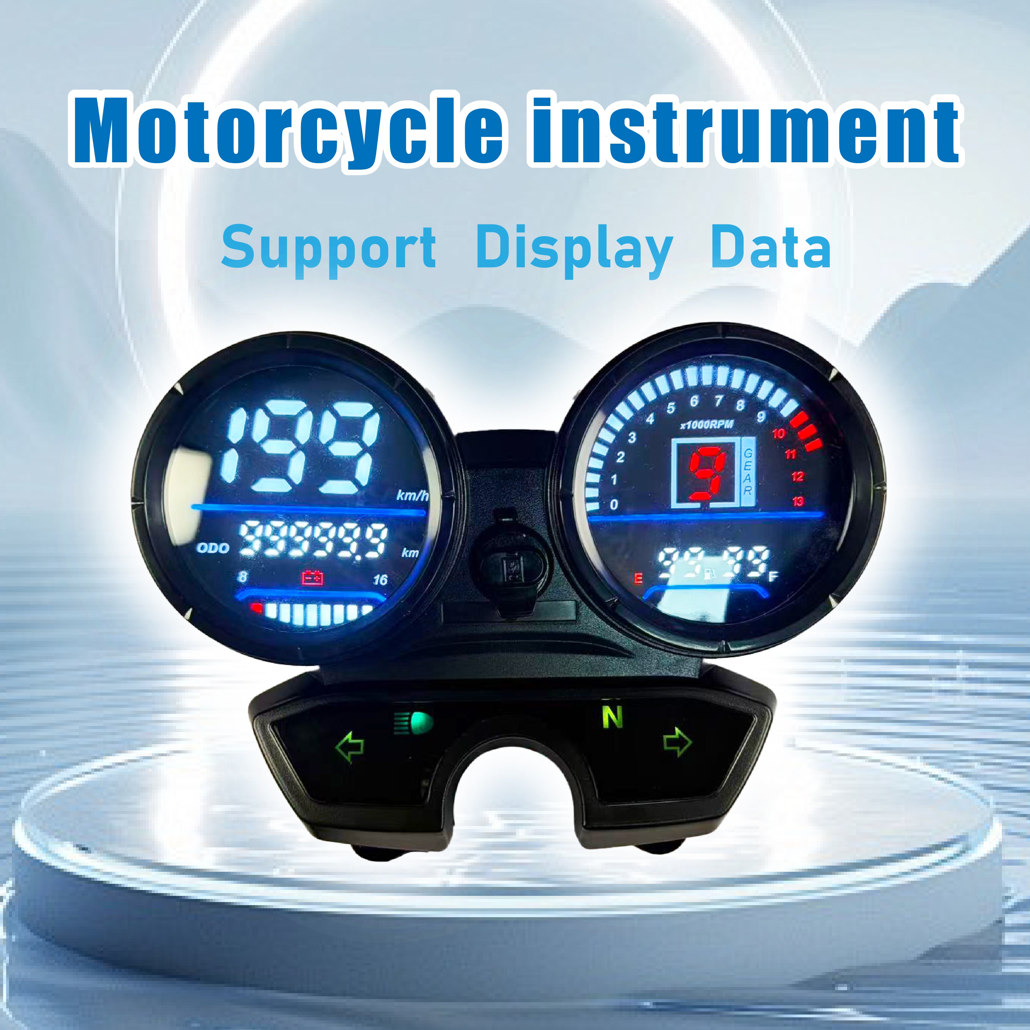 digital tablero para moto velocimetro tacometro for（Bajaj Boxer BM 150、Bajaj Discover 100）