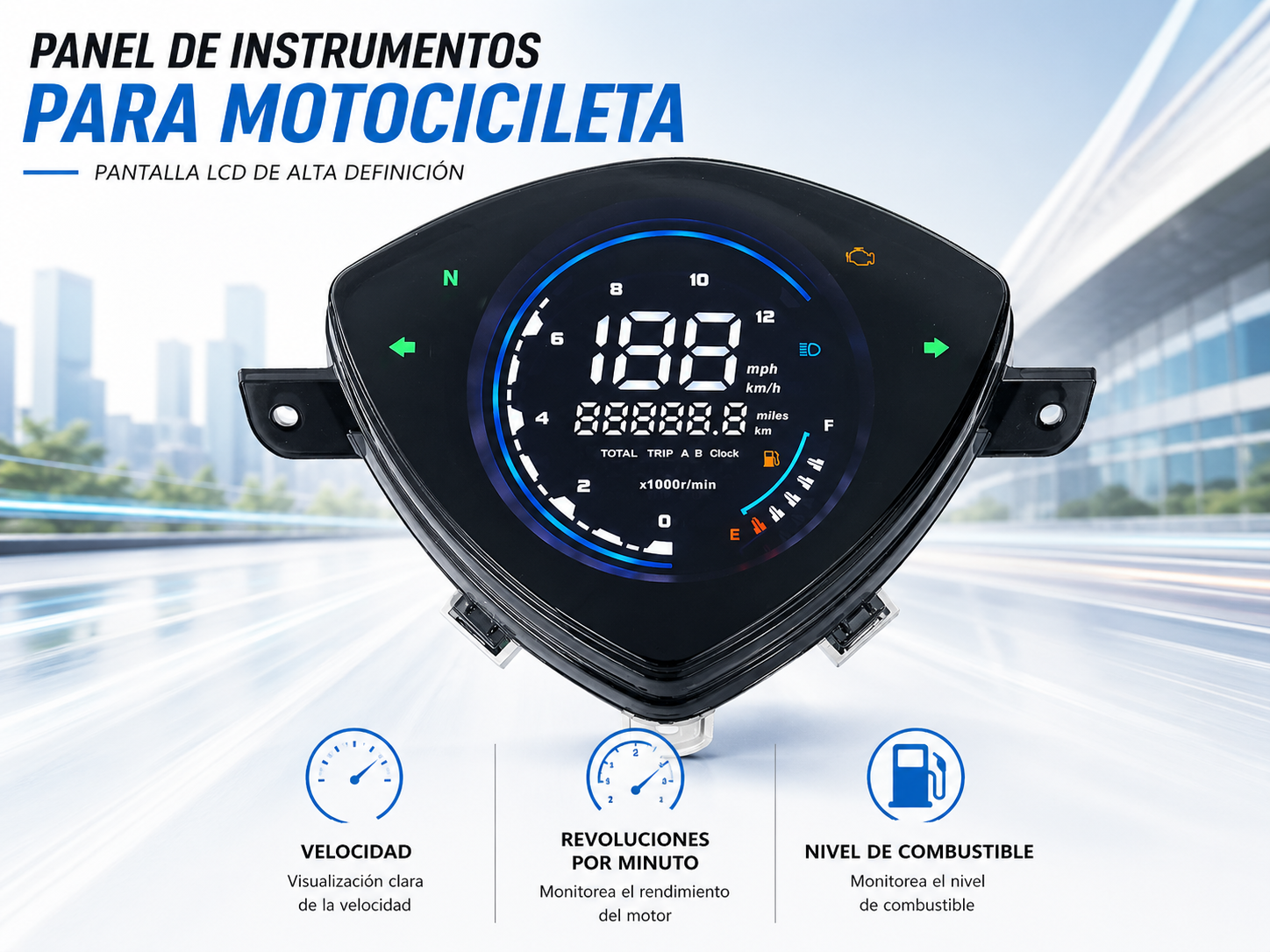 digital tablero para moto velocimetro tacometro for（suzuki address 110、suzuki scooter 110、suzuki uk110,suzuki adress 110，suzuki address110）
