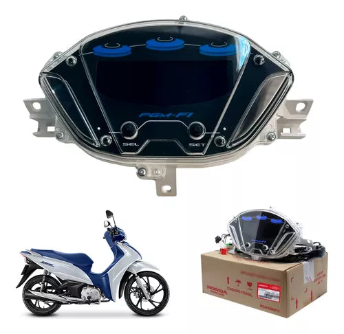 digital tablero para moto velocimetro tacometro for（Honda BIZ 125 EX 2018-2024）