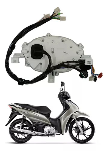 digital tablero para moto velocimetro tacometro for（Honda BIZ 125 EX 2018-2024）