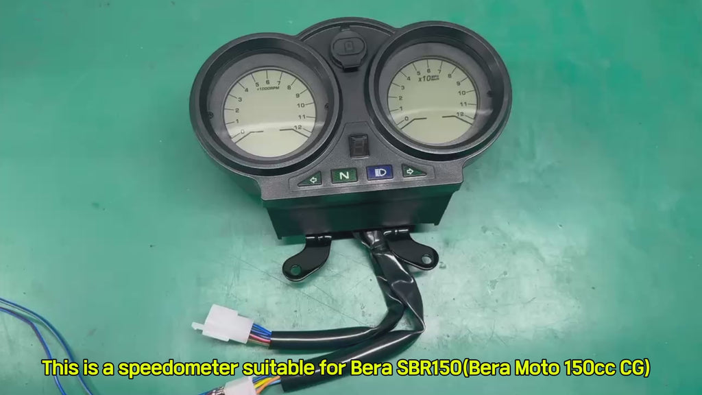digital tablero para moto velocimetro tacometro for（Bera SBR150(Bera Moto 150cc CG)）