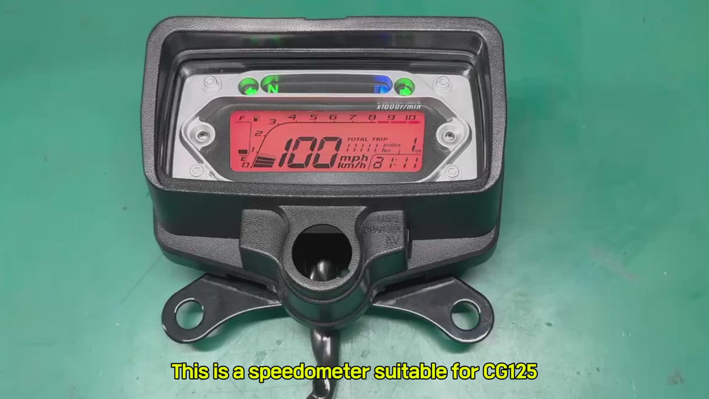digital tablero para moto velocimetro tacometro for（CG125 （Honda CG125、Honda TMX125、  RUSI Macho Tc 125/150、Skygo Prince 125）、Velocímetro Italika Ex125 Forza 125 Ft125）
