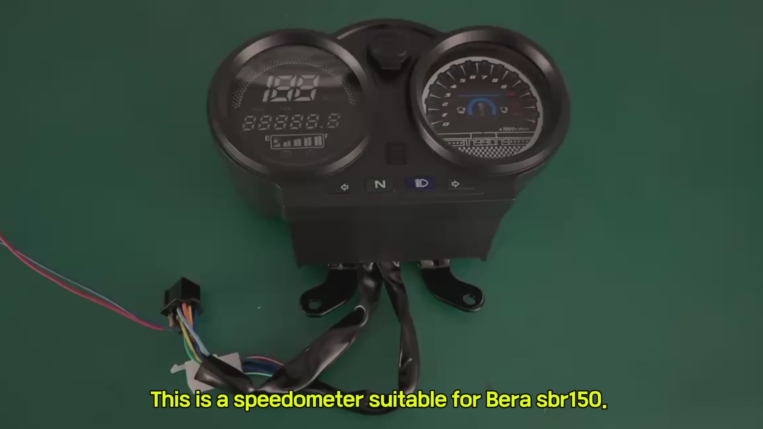 digital tablero para moto velocimetro tacometro for（Bera sbr150）
