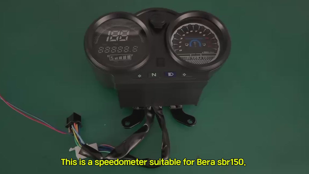 digital tablero para moto velocimetro tacometro for（Bera sbr150）