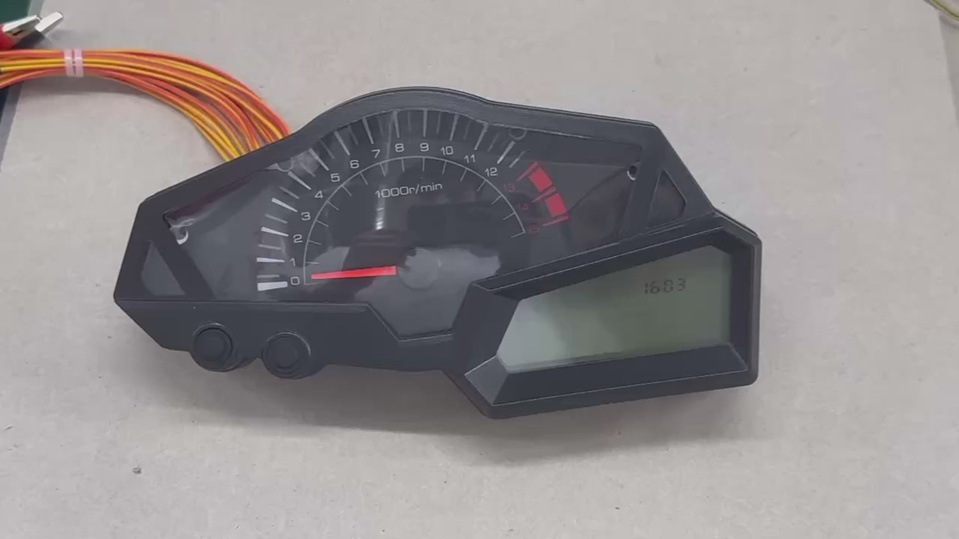 digital tablero para moto velocimetro tacometro for（kawasaki ninja 250 fi/ z250/ 250fi 2 silinder/ 4tak 2013 2014 2015 /300 /Z300 Dragon 200cc）