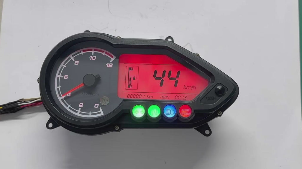 digital tablero para moto velocimetro tacometro for（BAJAJ Pulsar  125 150 180 200 220NS）