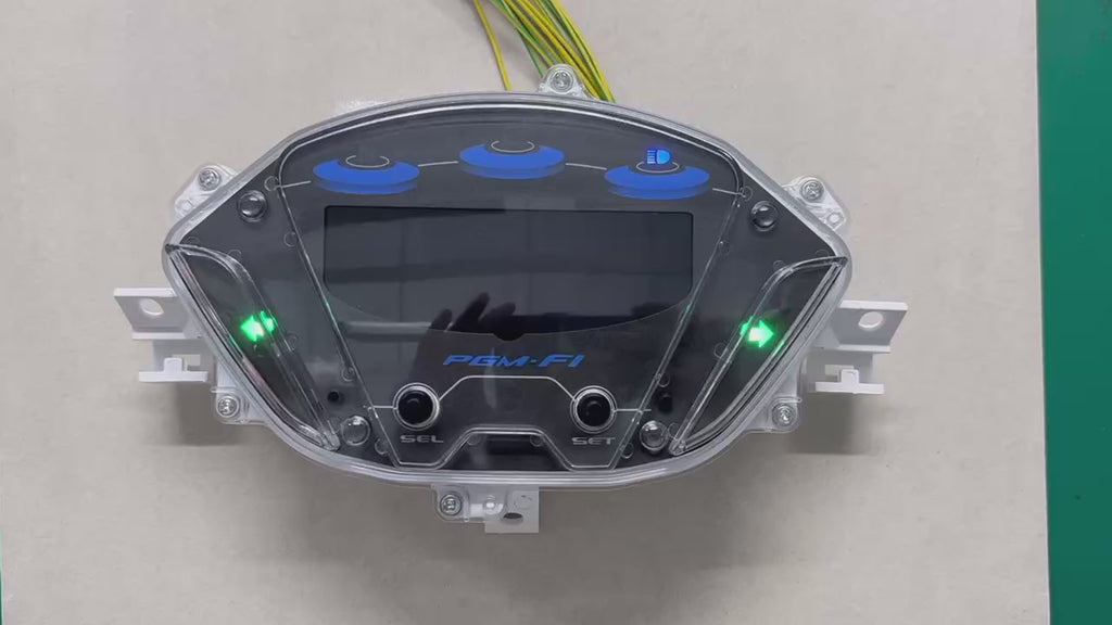 digital tablero para moto velocimetro tacometro for（Honda BIZ 125 EX 2018-2024）
