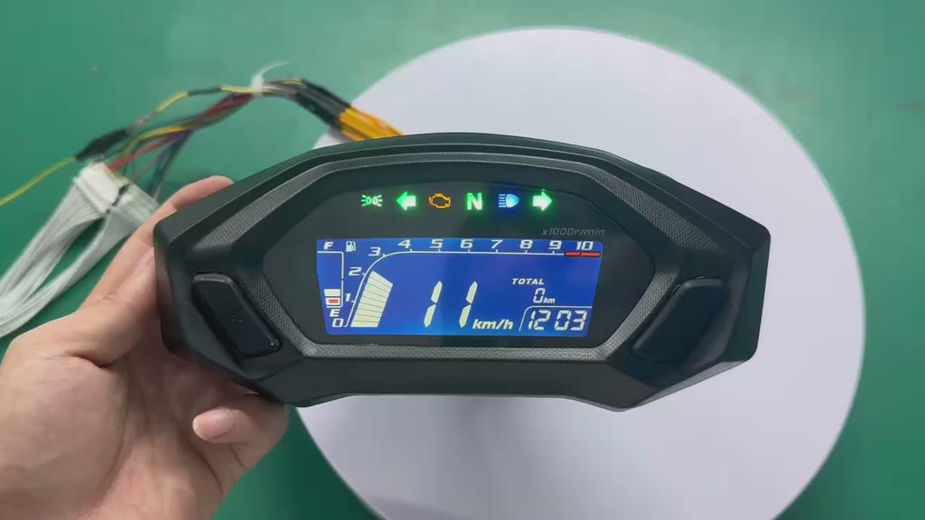 digital tablero para moto velocimetro tacometro for（Honda CBF190R、CB190）